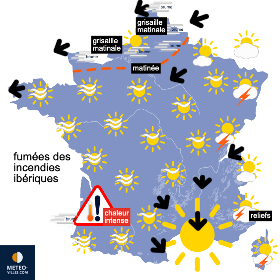 Fin de la canicule pour mardi